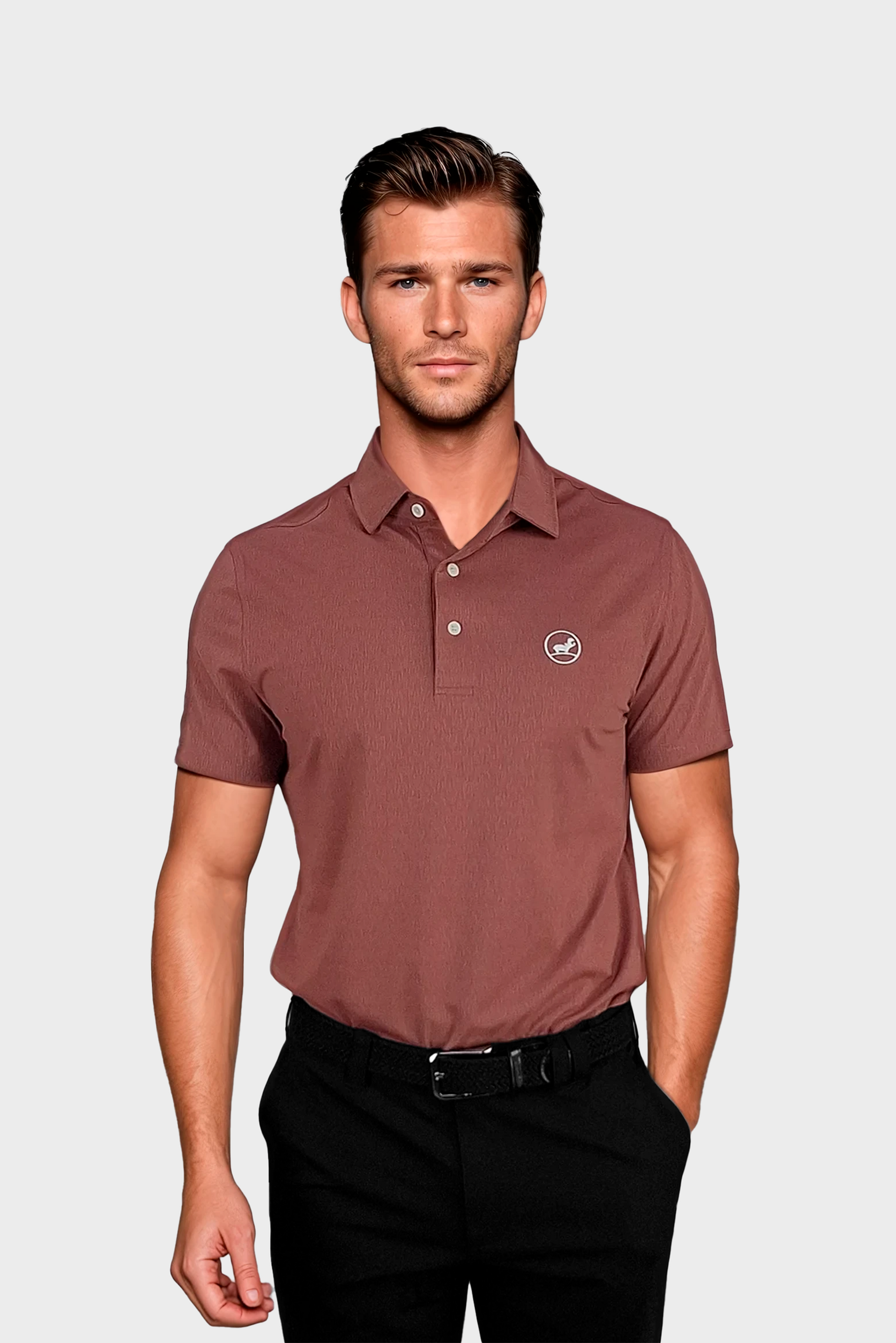 Finn golf polo shirt | Men's golf polo shirt | Textured polo shirt