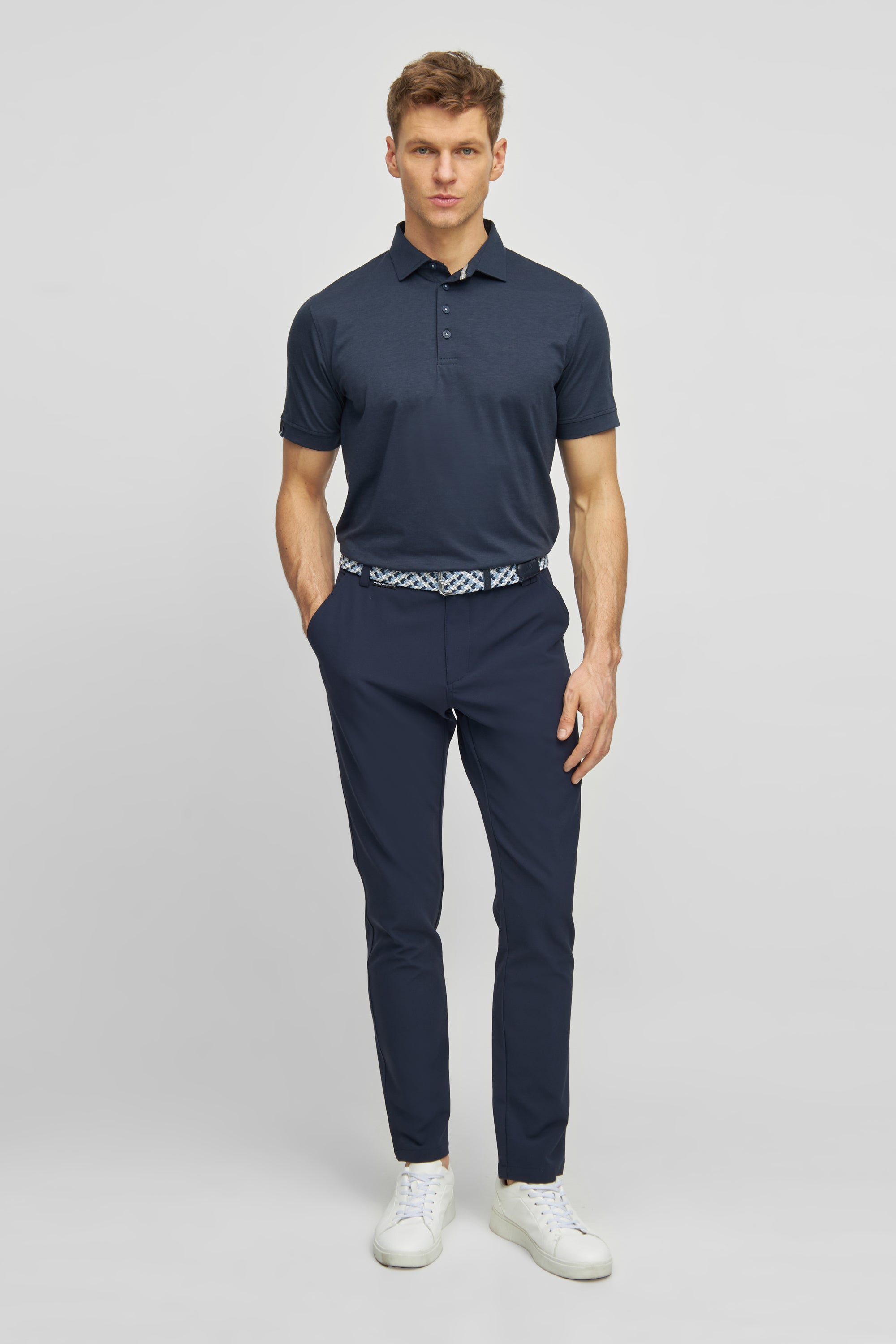 John polo shirt - navy WHAT BUNKERS John polo shirt - navy WHAT BUNKERS